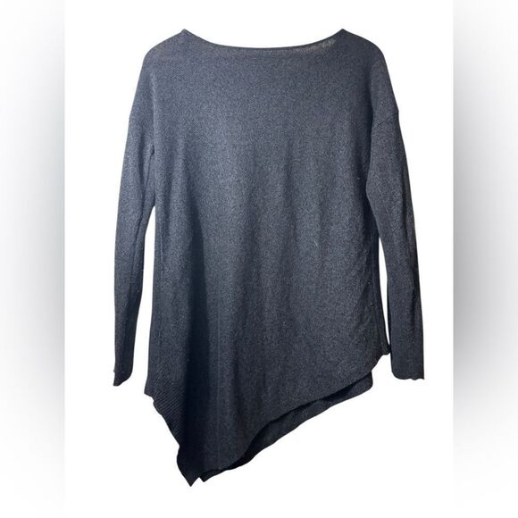 ALICE + OLIVIA SCOOP wool blend sweater small asymmetrical - Picture 2 of 6